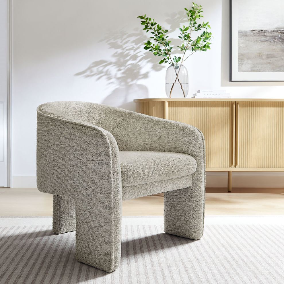 Greer Boucle Fabric Upholstered Accent Armchair by Modway | Accent Chairs | Modishstore - 16