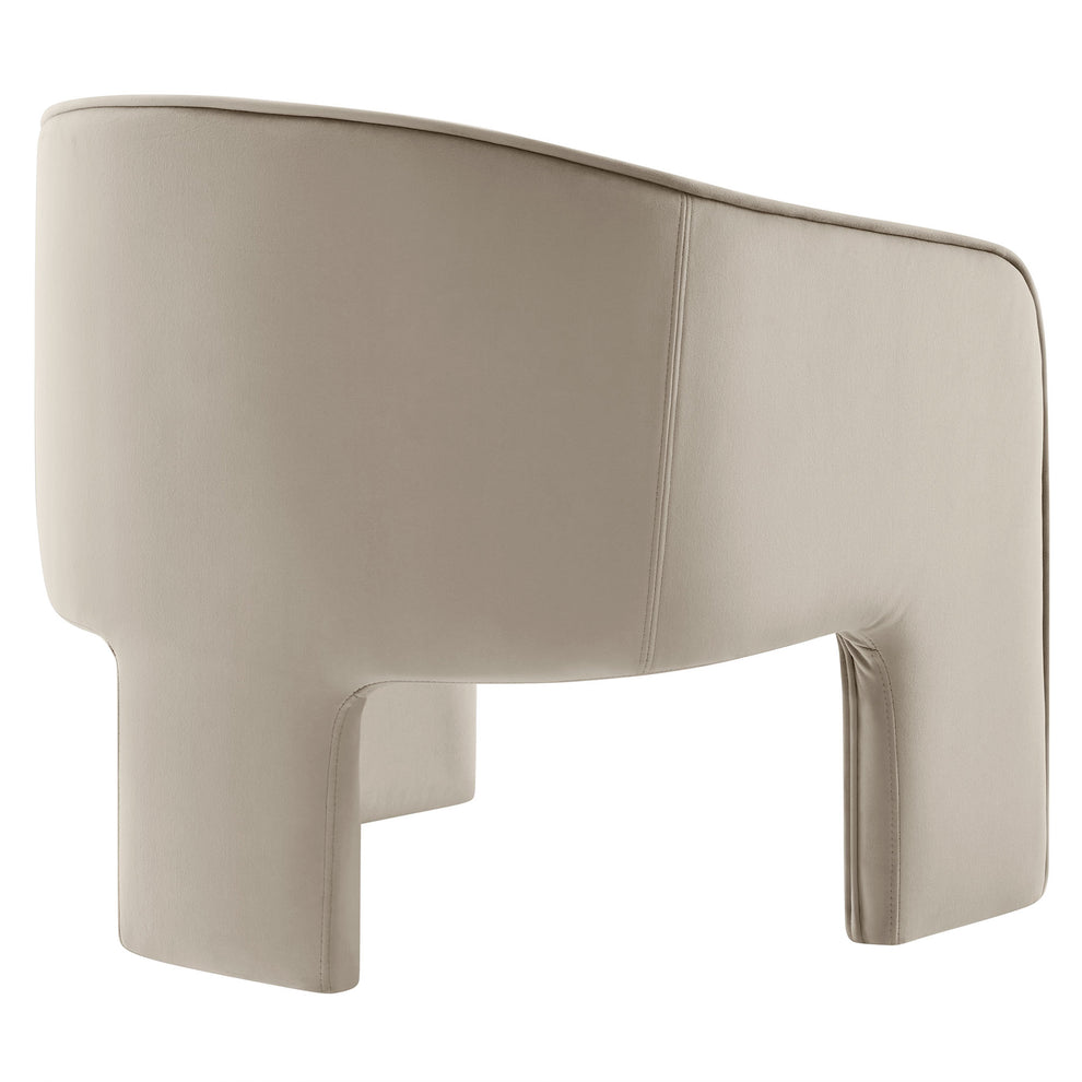 Greer Performance Velvet Upholstered Accent Armchair by Modway | Accent Chairs | Modishstore - 4