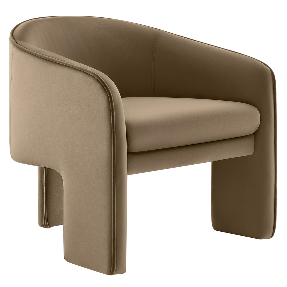 Greer Performance Velvet Upholstered Accent Armchair by Modway | Accent Chairs | Modishstore - 28