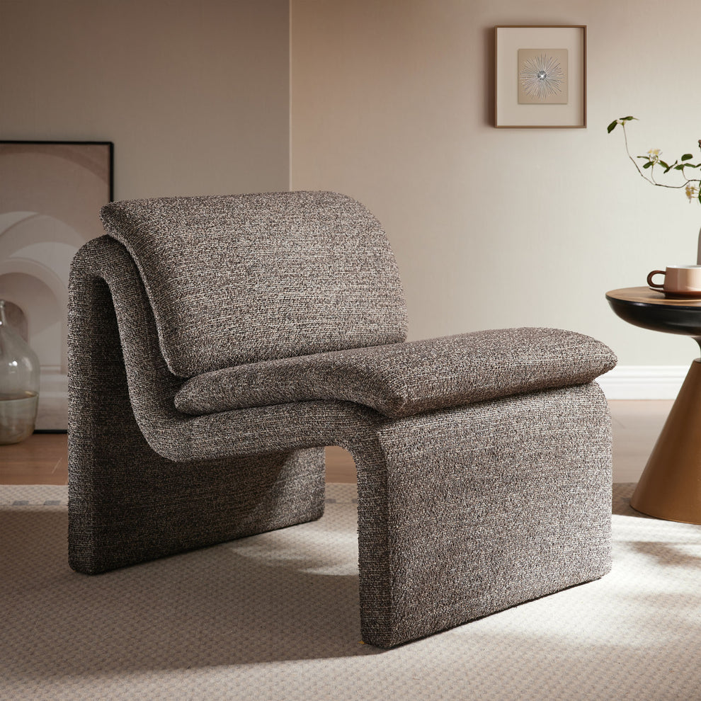 Dune Boucle Upholstered Armless Accent Chair by Modway | Accent Chairs | Modishstore - 1