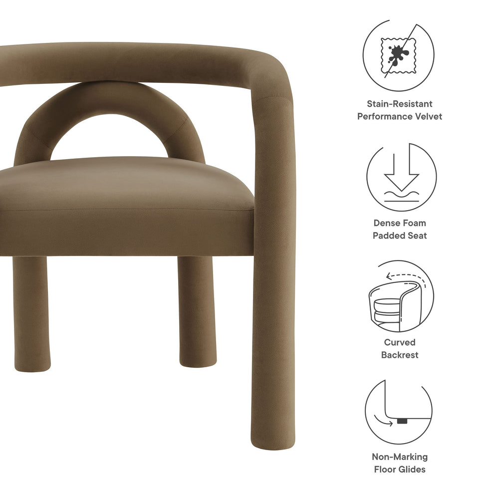 Astrid Performance Velvet Dining Chair by Modway | Dining Chairs | Modishstore - 8