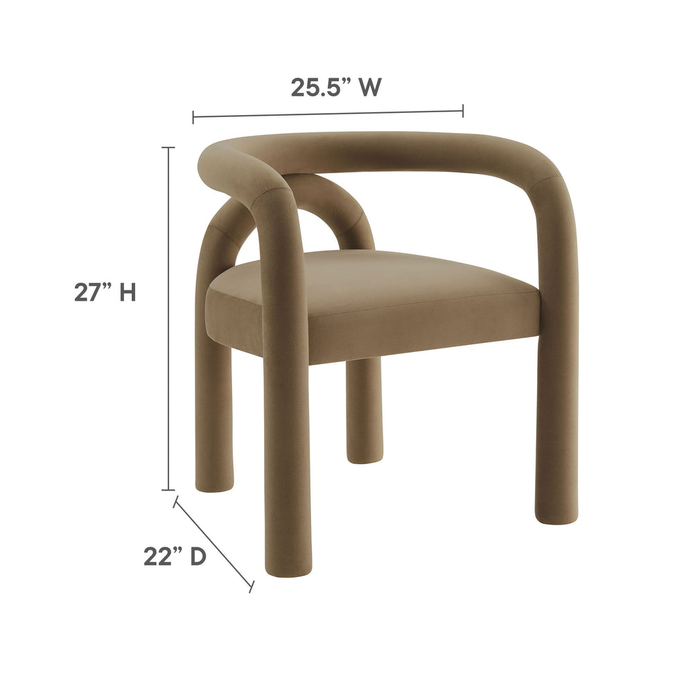 Astrid Performance Velvet Dining Chair by Modway | Dining Chairs | Modishstore - 9