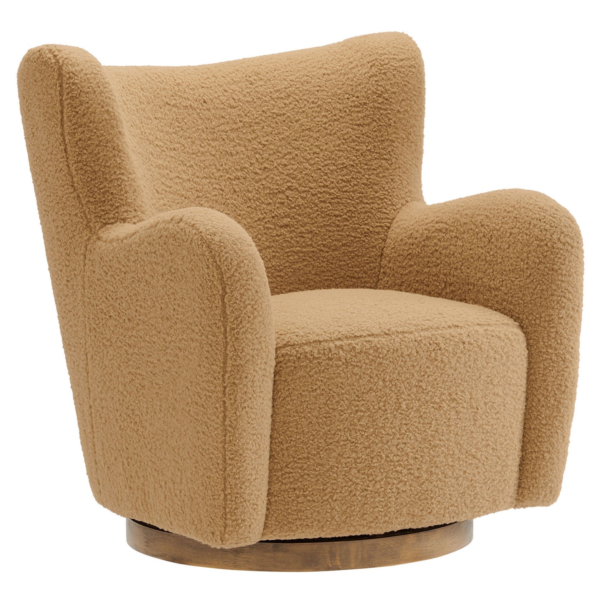 Montrose Wingback Sherpa Swivel Accent Chair by Modway | Accent Chairs | Modishstore - 2