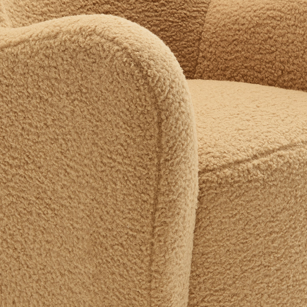 Montrose Wingback Sherpa Swivel Accent Chair by Modway | Accent Chairs | Modishstore - 6