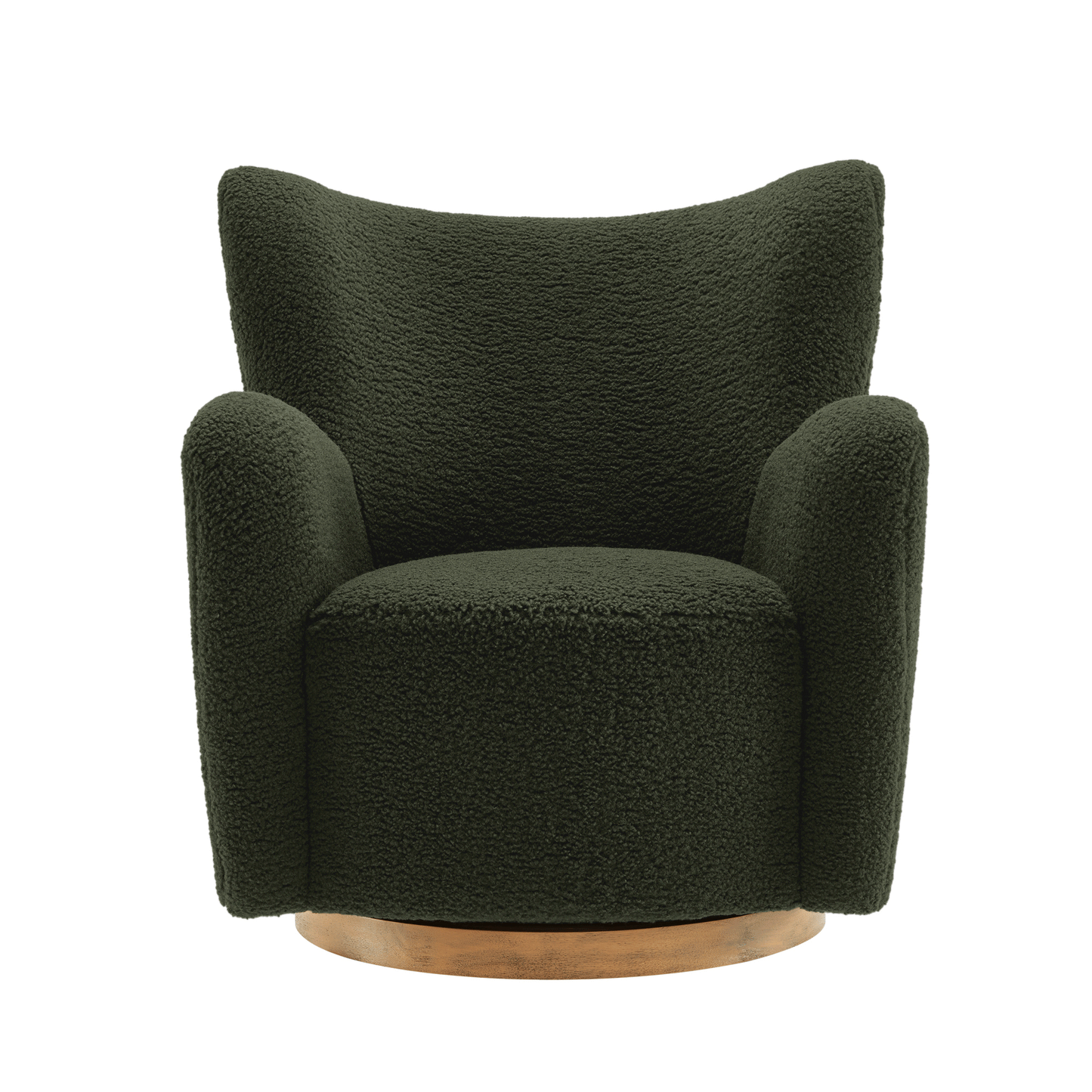 Montrose Wingback Sherpa Swivel Accent Chair by Modway | Accent Chairs | Modishstore - 18