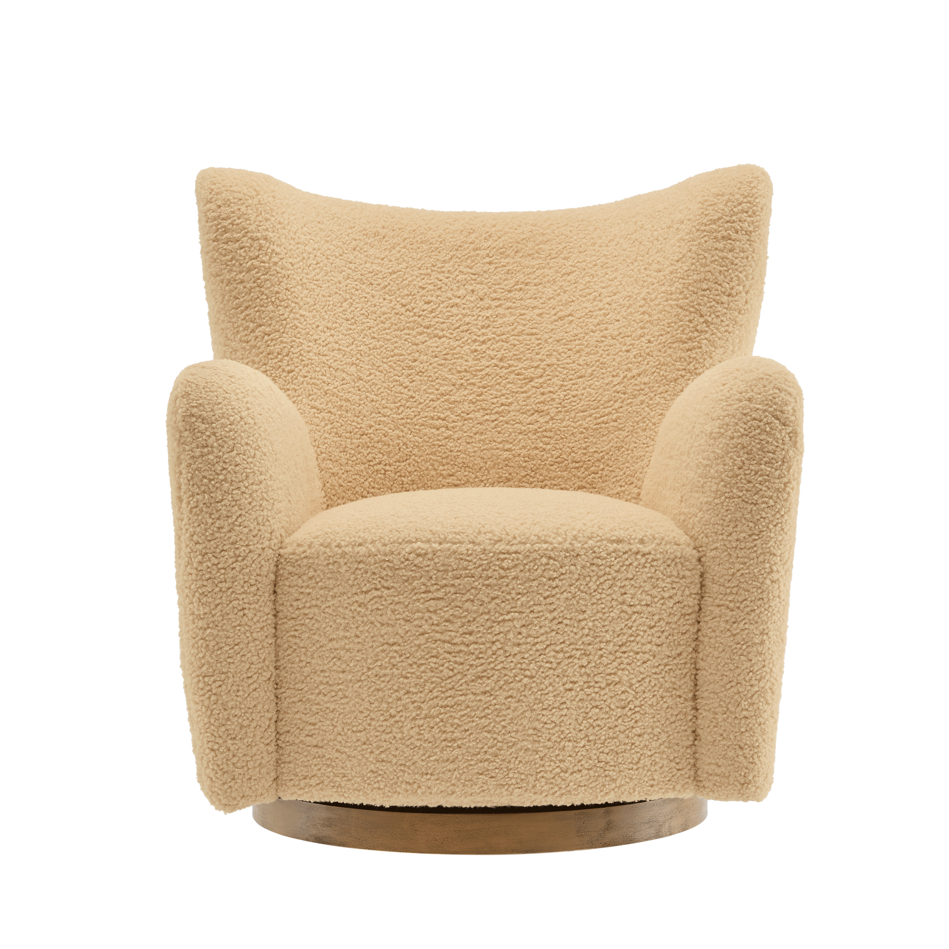 Montrose Wingback Sherpa Swivel Accent Chair by Modway | Accent Chairs | Modishstore - 28