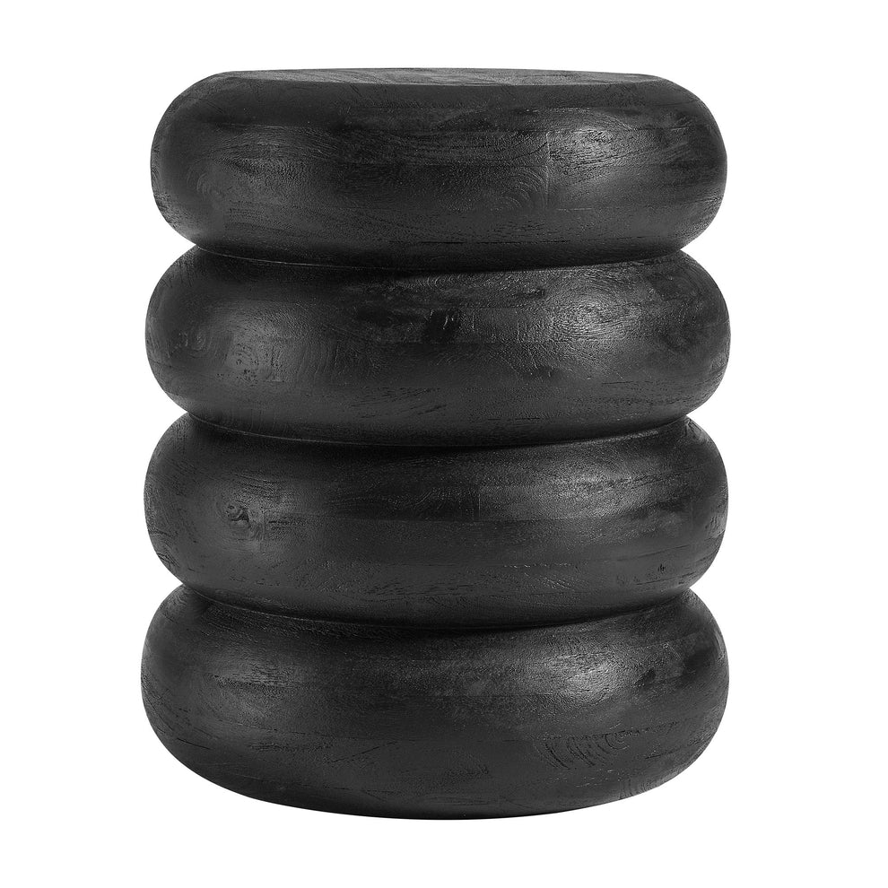 Ellery Round Stacked Wood Side Table by Modway | Side Tables | Modishstore - 2