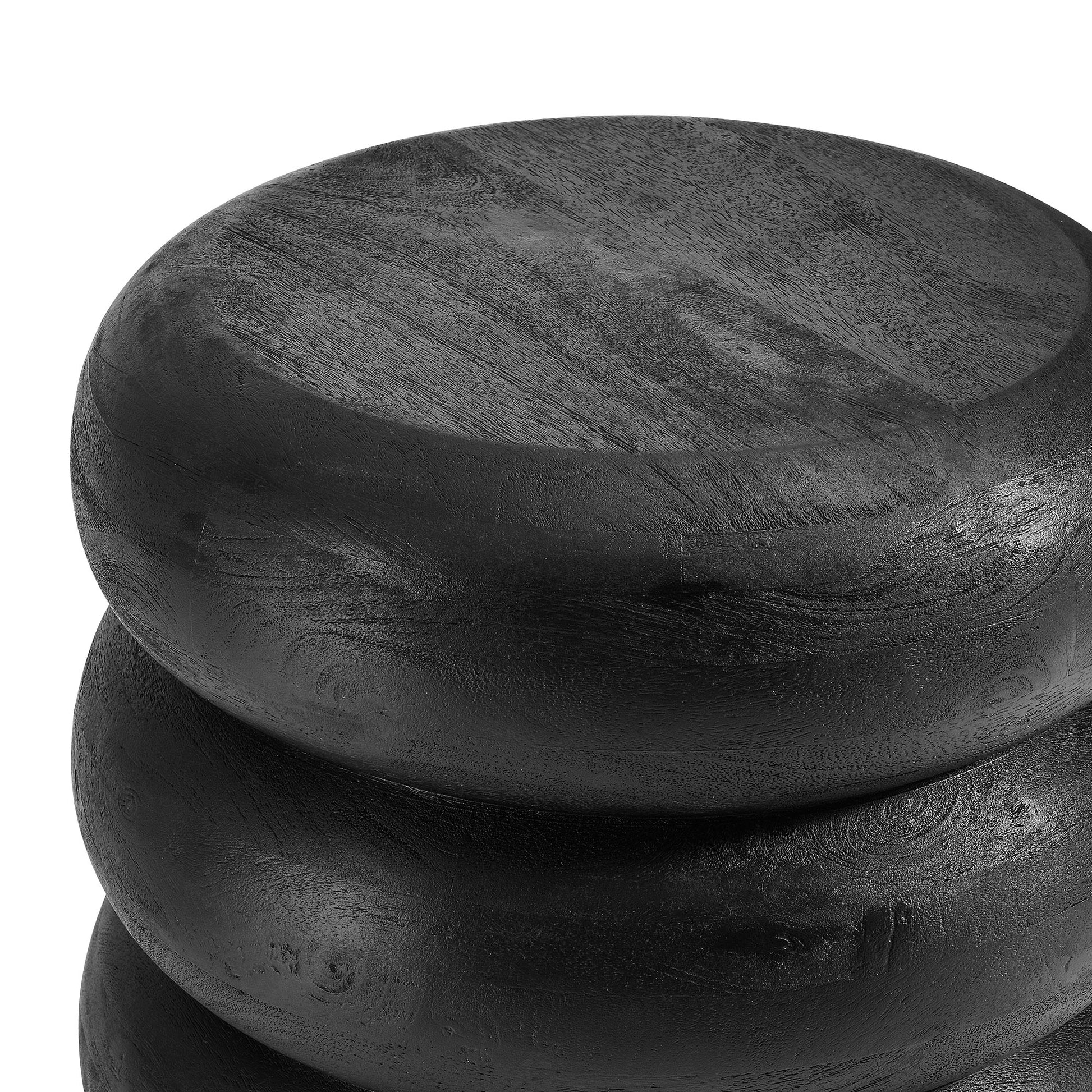 Ellery Round Stacked Wood Side Table by Modway | Side Tables | Modishstore - 4