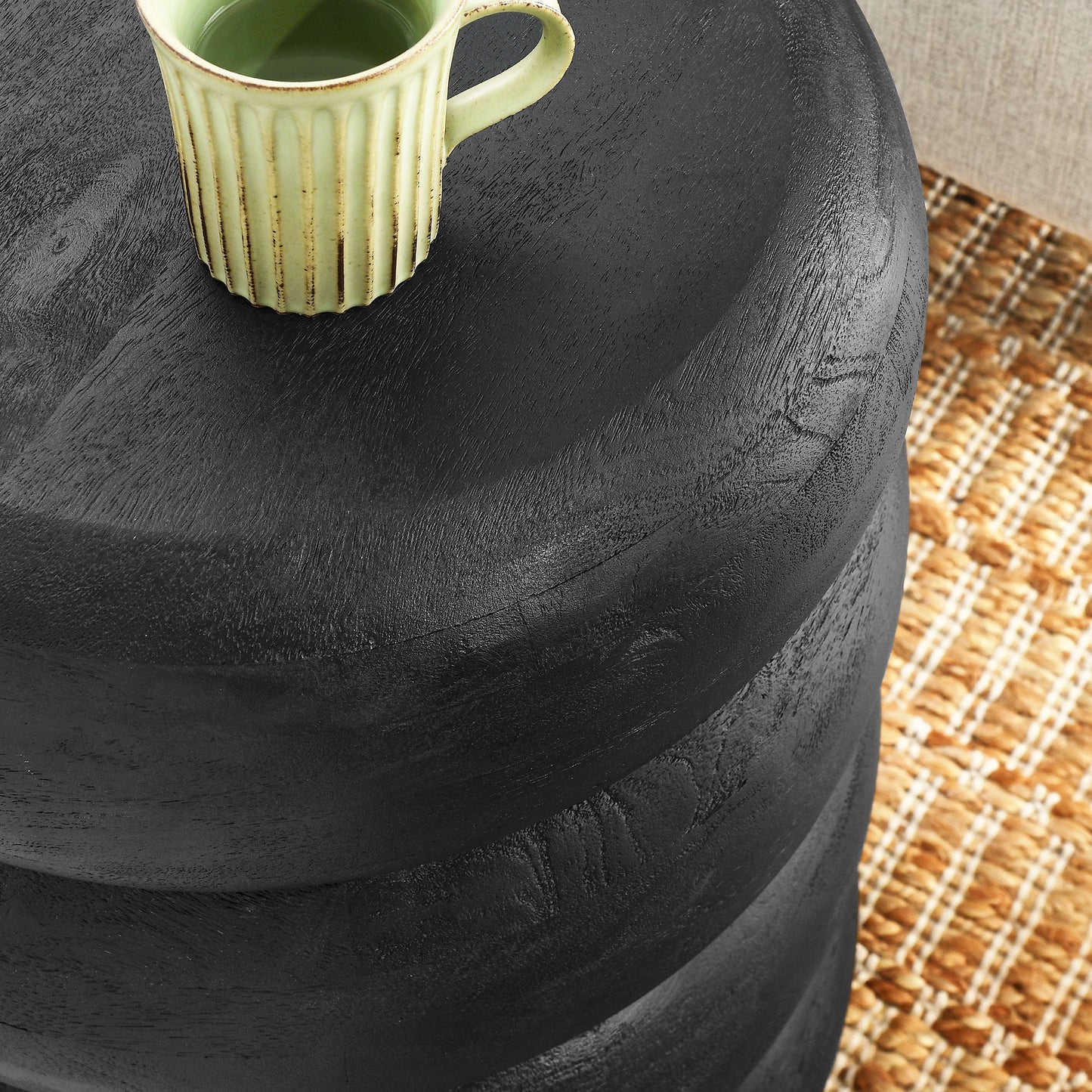 Ellery Round Stacked Wood Side Table by Modway | Side Tables | Modishstore - 5