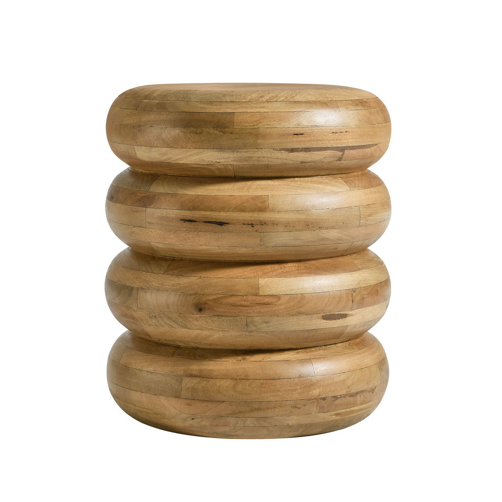 Ellery Round Stacked Wood Side Table by Modway | Side Tables | Modishstore - 9