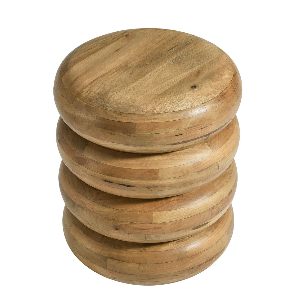 Ellery Round Stacked Wood Side Table by Modway | Side Tables | Modishstore - 10