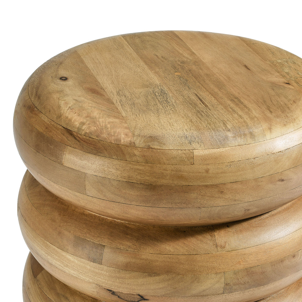 Ellery Round Stacked Wood Side Table by Modway | Side Tables | Modishstore - 11
