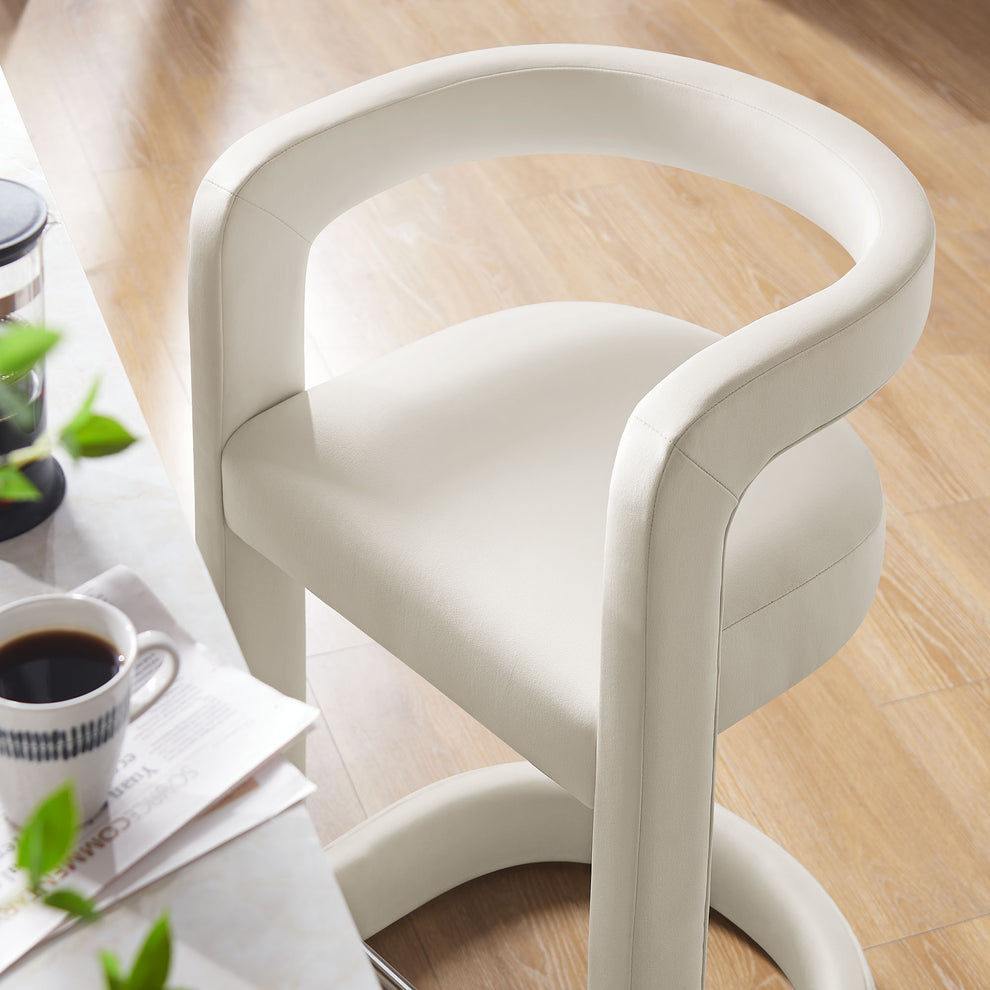 Winslow Performance Velvet Counter Stool by Modway | Counter Stools | Modishstore - 7
