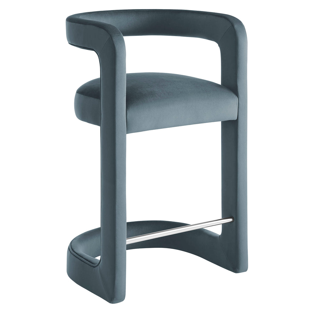 Winslow Performance Velvet Counter Stool by Modway | Counter Stools | Modishstore - 10