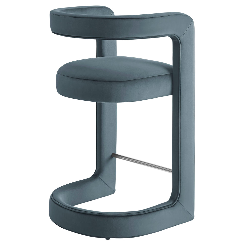 Winslow Performance Velvet Counter Stool by Modway | Counter Stools | Modishstore - 12