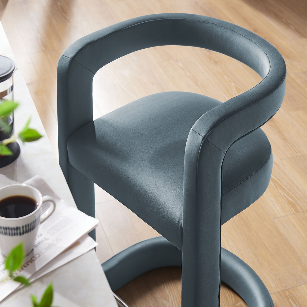 Winslow Performance Velvet Counter Stool by Modway | Counter Stools | Modishstore - 15