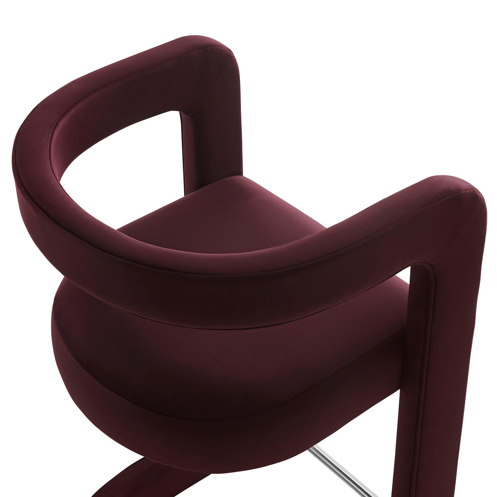 Winslow Performance Velvet Counter Stool by Modway | Counter Stools | Modishstore - 23