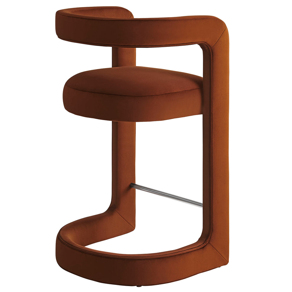Winslow Performance Velvet Counter Stool by Modway | Counter Stools | Modishstore - 30