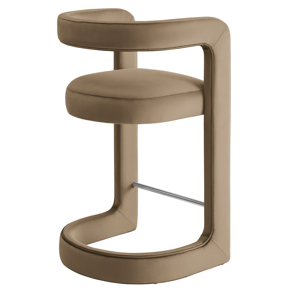 Winslow Performance Velvet Counter Stool by Modway | Counter Stools | Modishstore - 48
