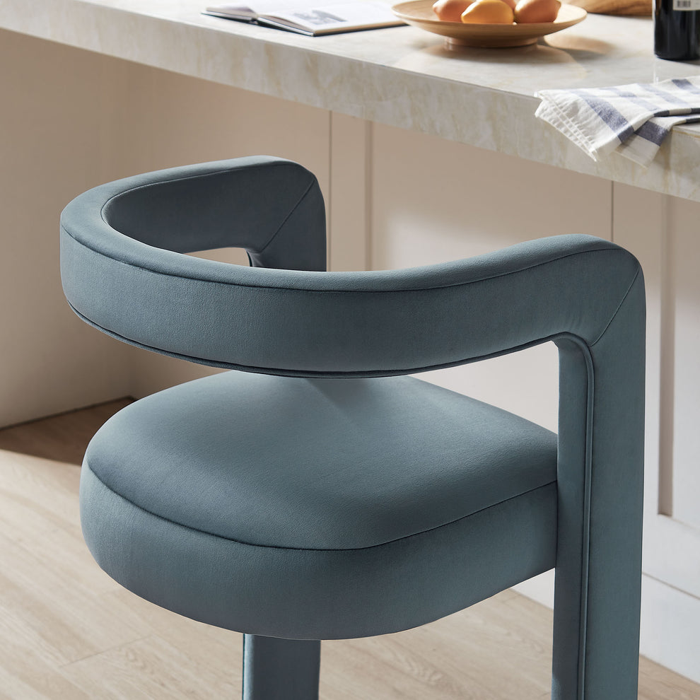 Winslow Performance Velvet Bar Stool by Modway | Bar Stools | Modishstore - 15