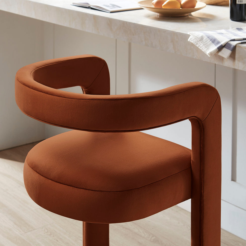 Winslow Performance Velvet Bar Stool by Modway | Bar Stools | Modishstore - 33