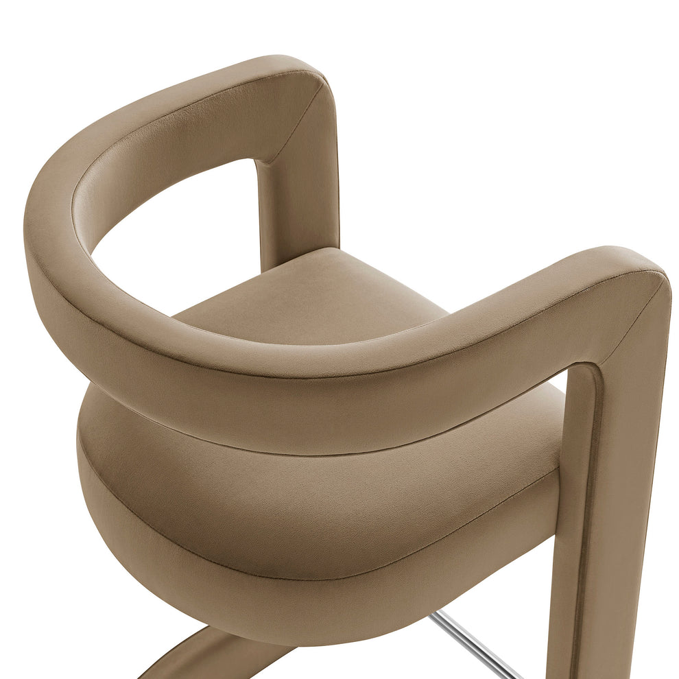 Winslow Performance Velvet Bar Stool by Modway | Bar Stools | Modishstore - 50