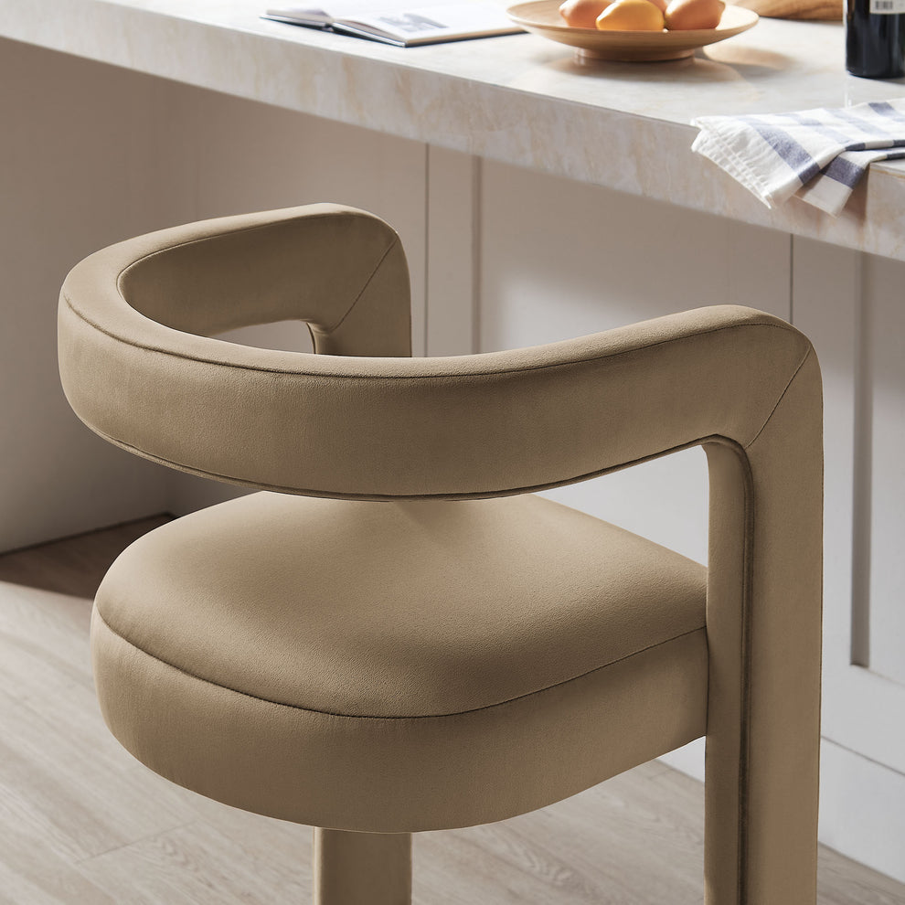 Winslow Performance Velvet Bar Stool by Modway | Bar Stools | Modishstore - 51