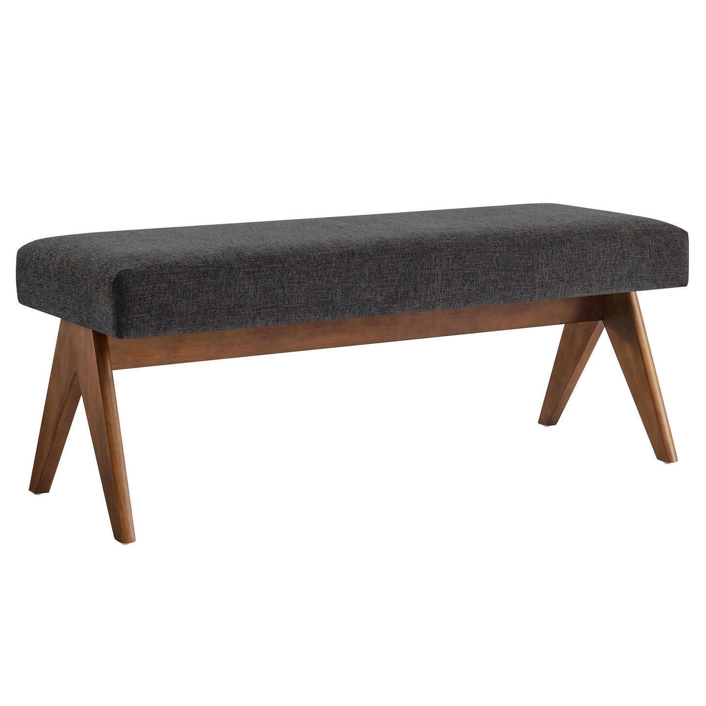 Lyra 47" Fabric Upholstered Bench by Modway | Benches | Modishstore - 2