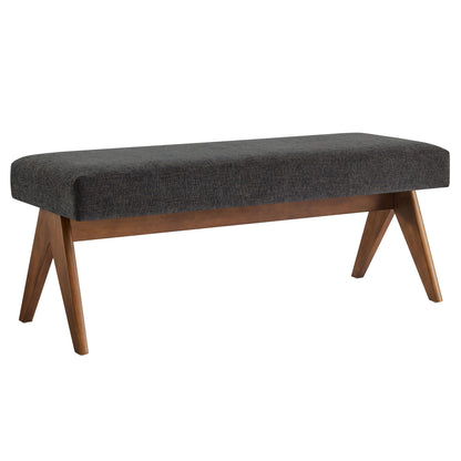 Lyra 47" Fabric Upholstered Bench by Modway | Benches | Modishstore - 2