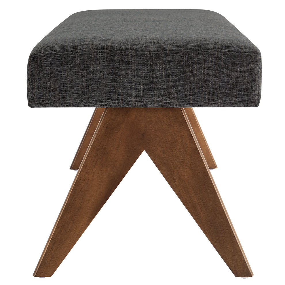Lyra 47" Fabric Upholstered Bench by Modway | Benches | Modishstore - 3