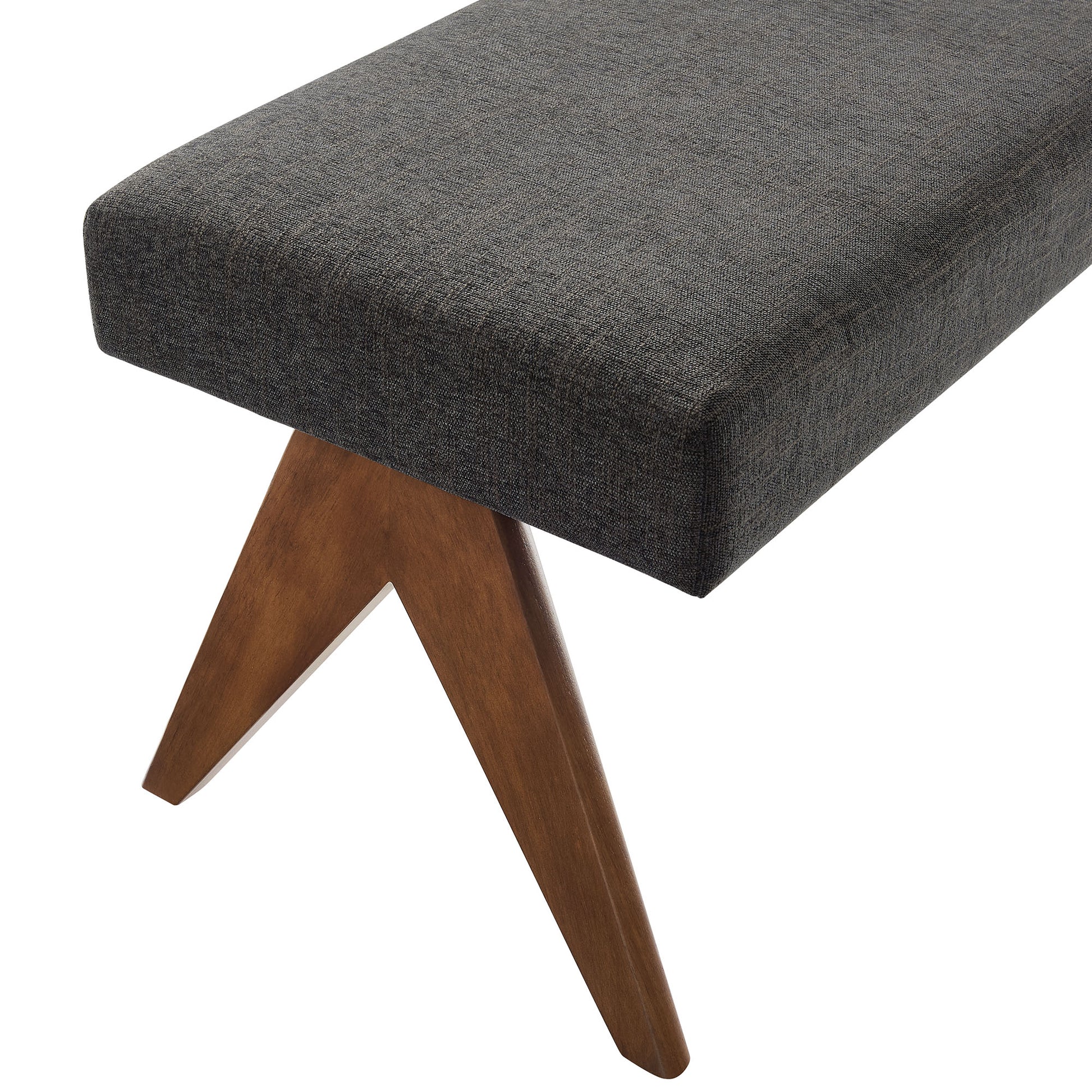 Lyra 47" Fabric Upholstered Bench by Modway | Benches | Modishstore - 5