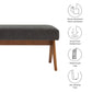 Lyra 47" Fabric Upholstered Bench by Modway | Benches | Modishstore - 8
