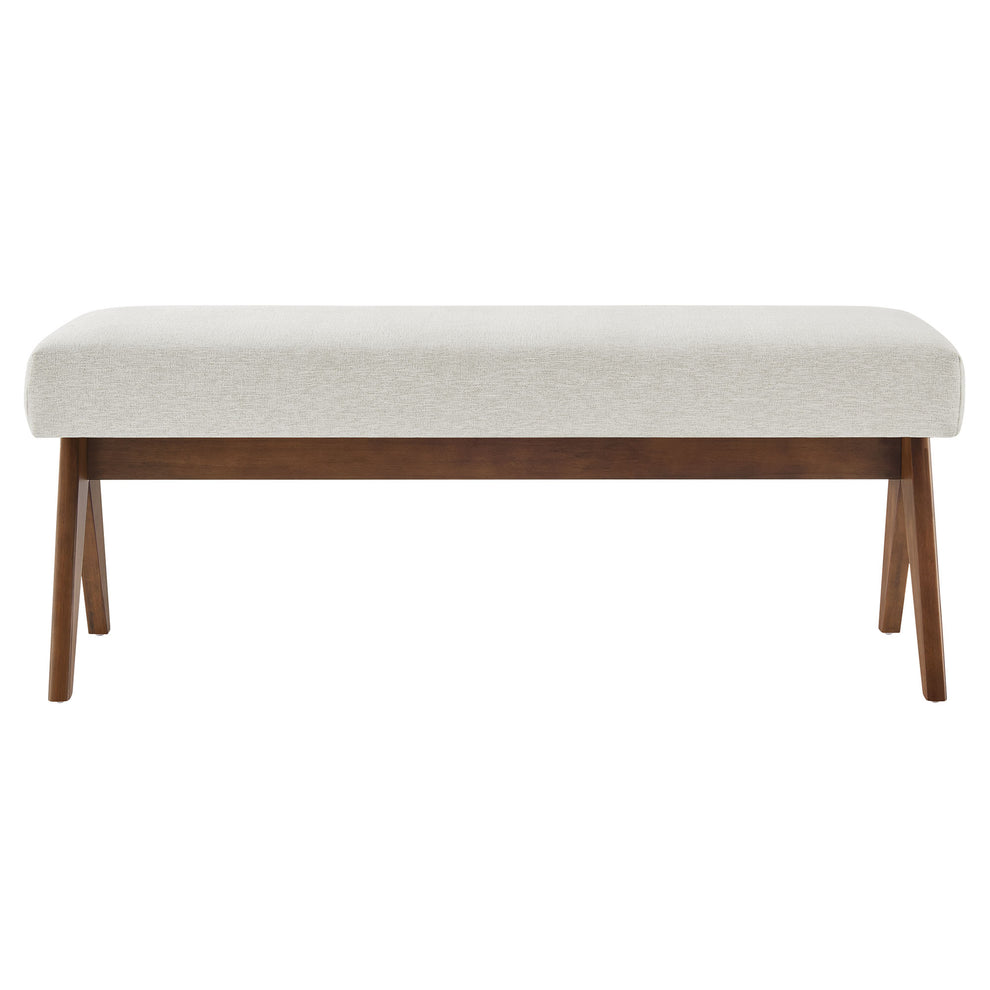 Lyra 47" Fabric Upholstered Bench by Modway | Benches | Modishstore - 21