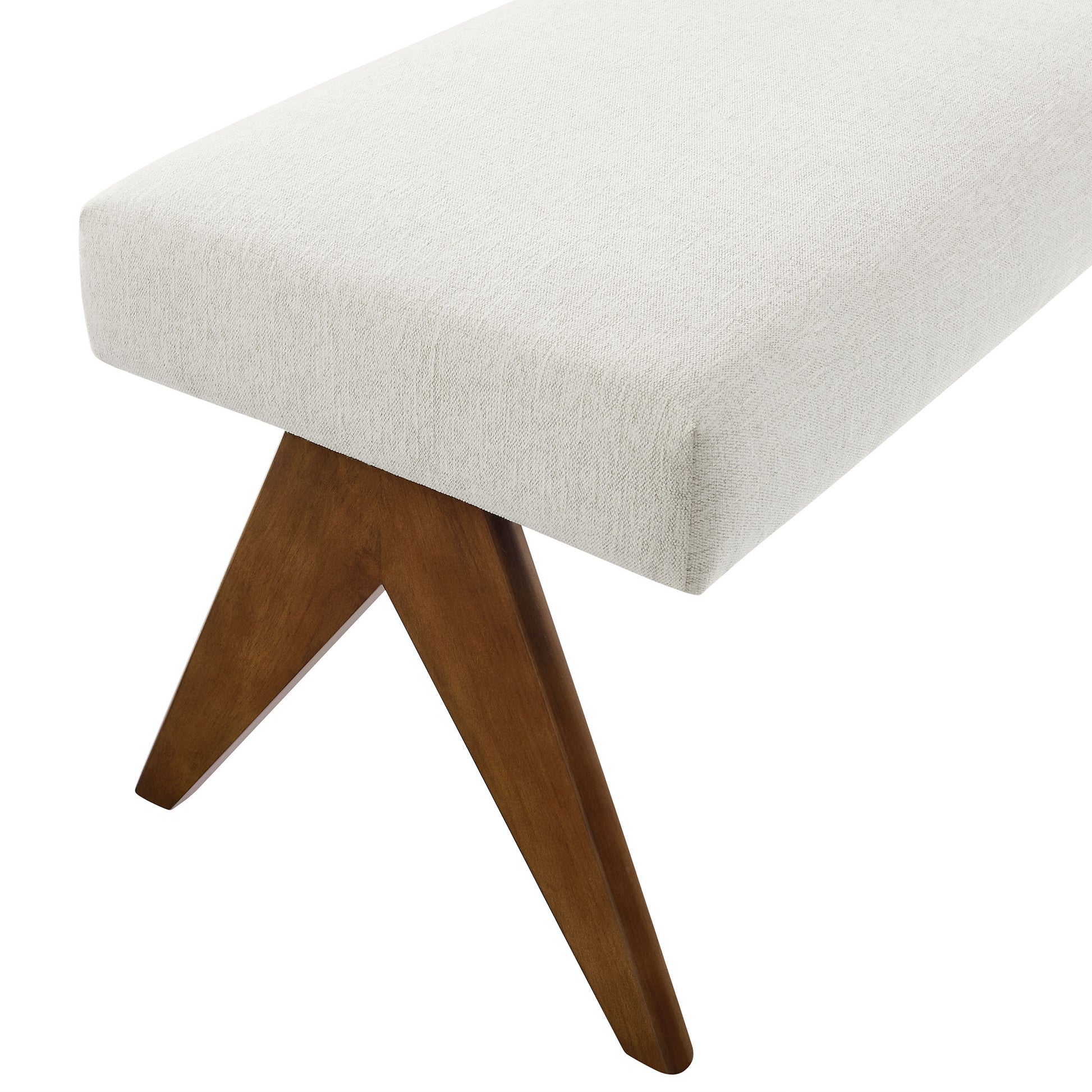 Lyra 47" Fabric Upholstered Bench by Modway | Benches | Modishstore - 22