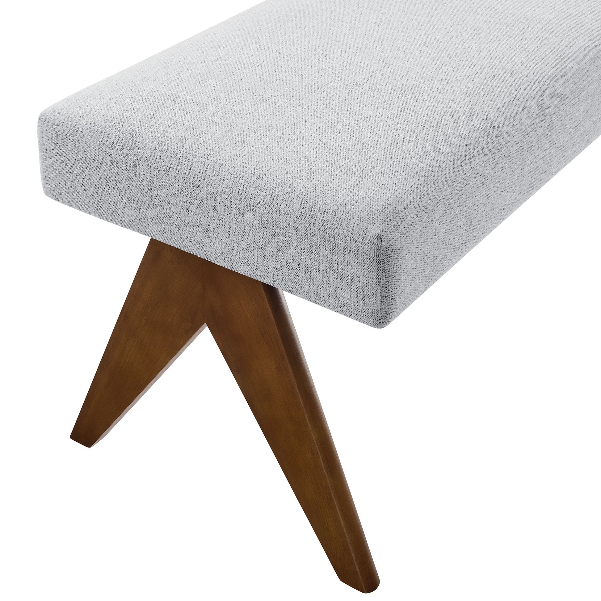 Lyra 47" Fabric Upholstered Bench by Modway | Benches | Modishstore - 31