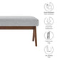 Lyra 47" Fabric Upholstered Bench by Modway | Benches | Modishstore - 35