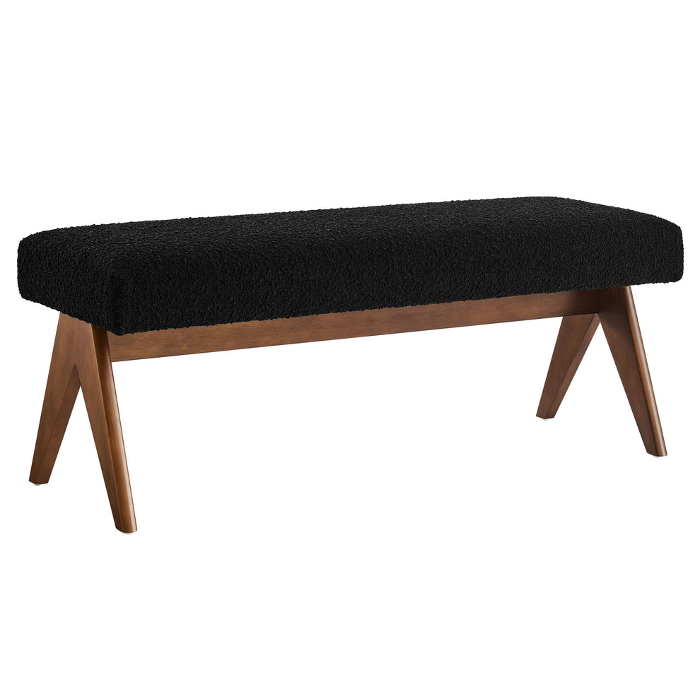 Lyra 47" Boucle Upholstered Bench by Modway | Benches | Modishstore - 2