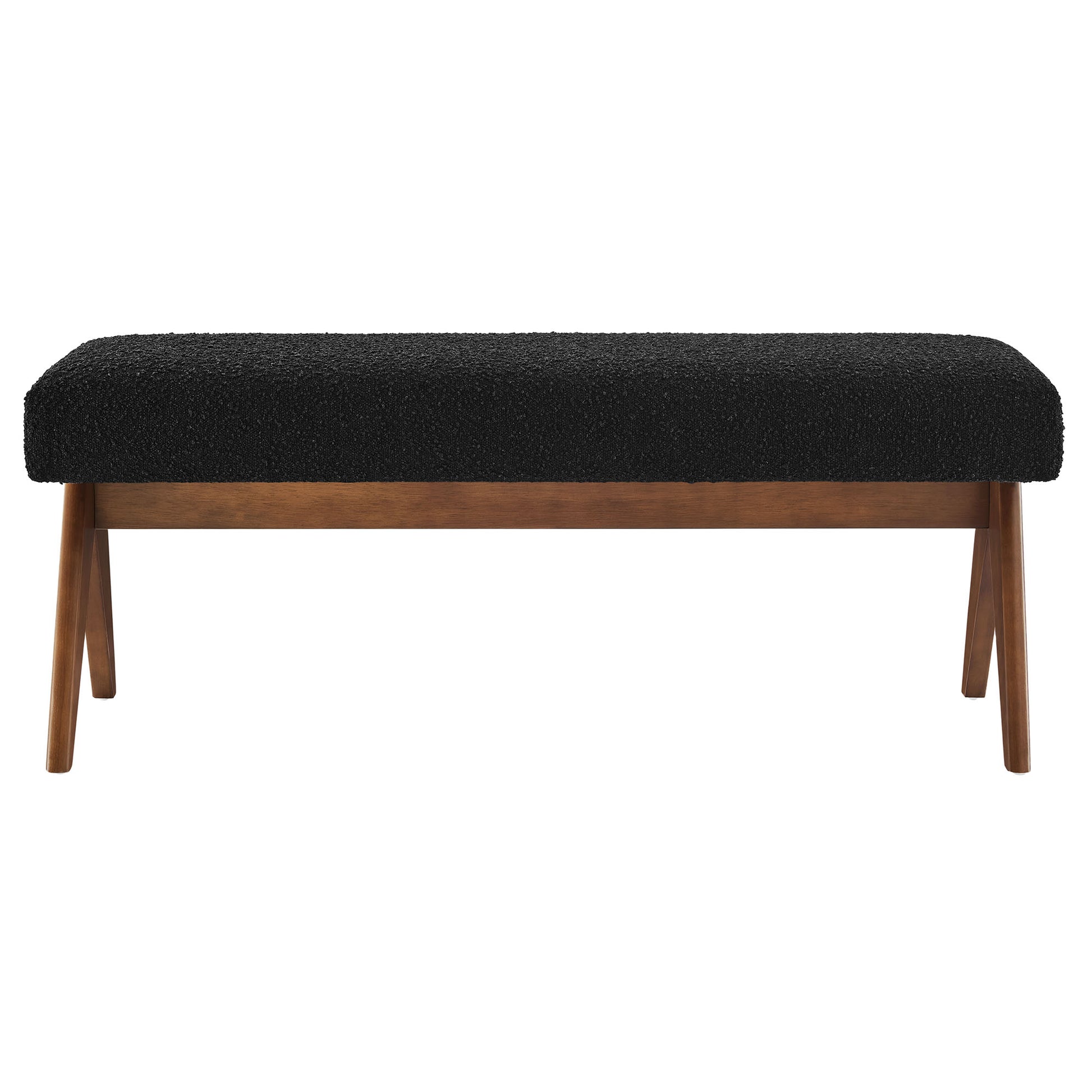 Lyra 47" Boucle Upholstered Bench by Modway | Benches | Modishstore - 4