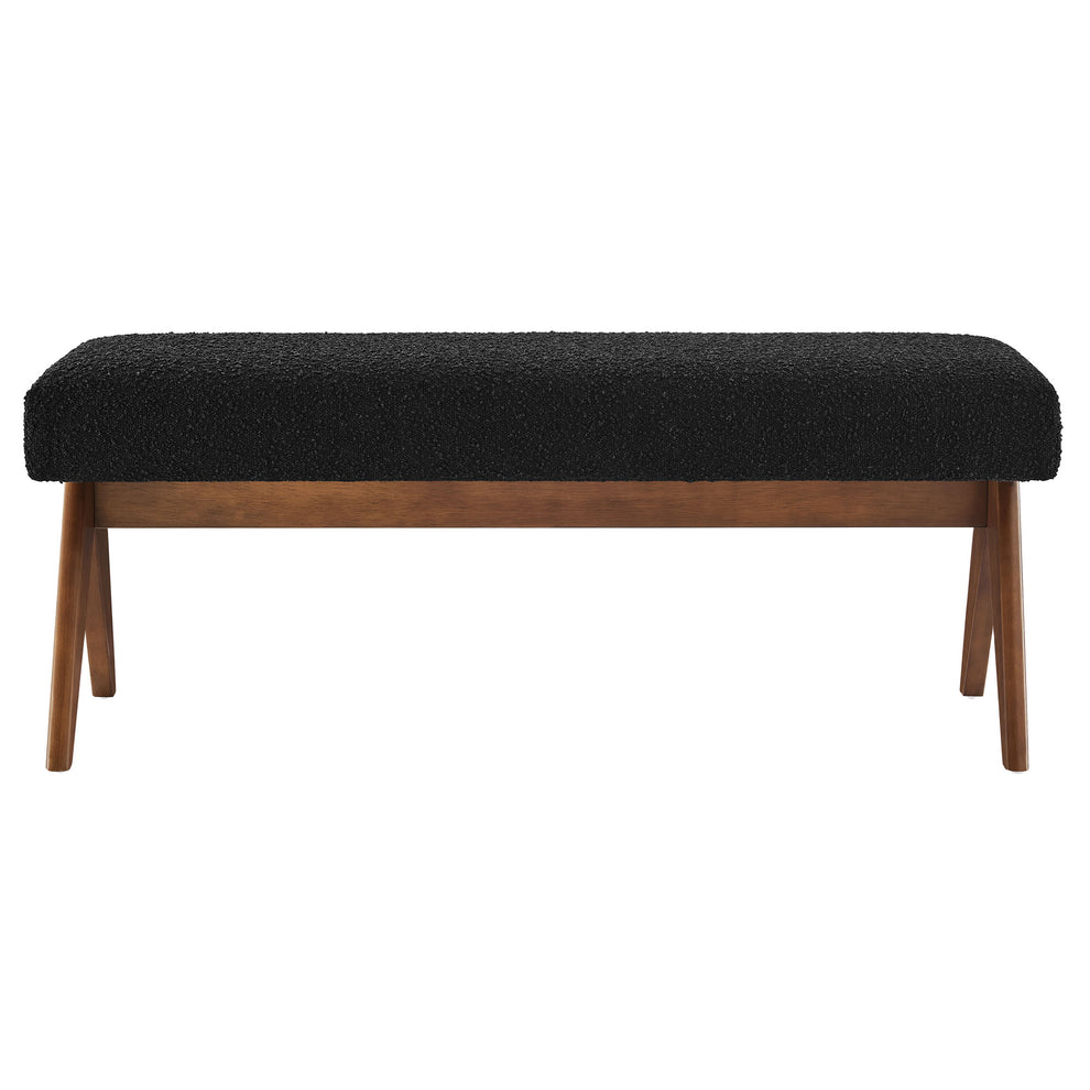 Lyra 47" Boucle Upholstered Bench by Modway | Benches | Modishstore - 4