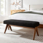 Lyra 47" Boucle Upholstered Bench by Modway | Benches | Modishstore - 7