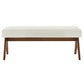 Lyra 47" Boucle Upholstered Bench by Modway | Benches | Modishstore - 12