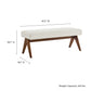 Lyra 47" Boucle Upholstered Bench by Modway | Benches | Modishstore - 18