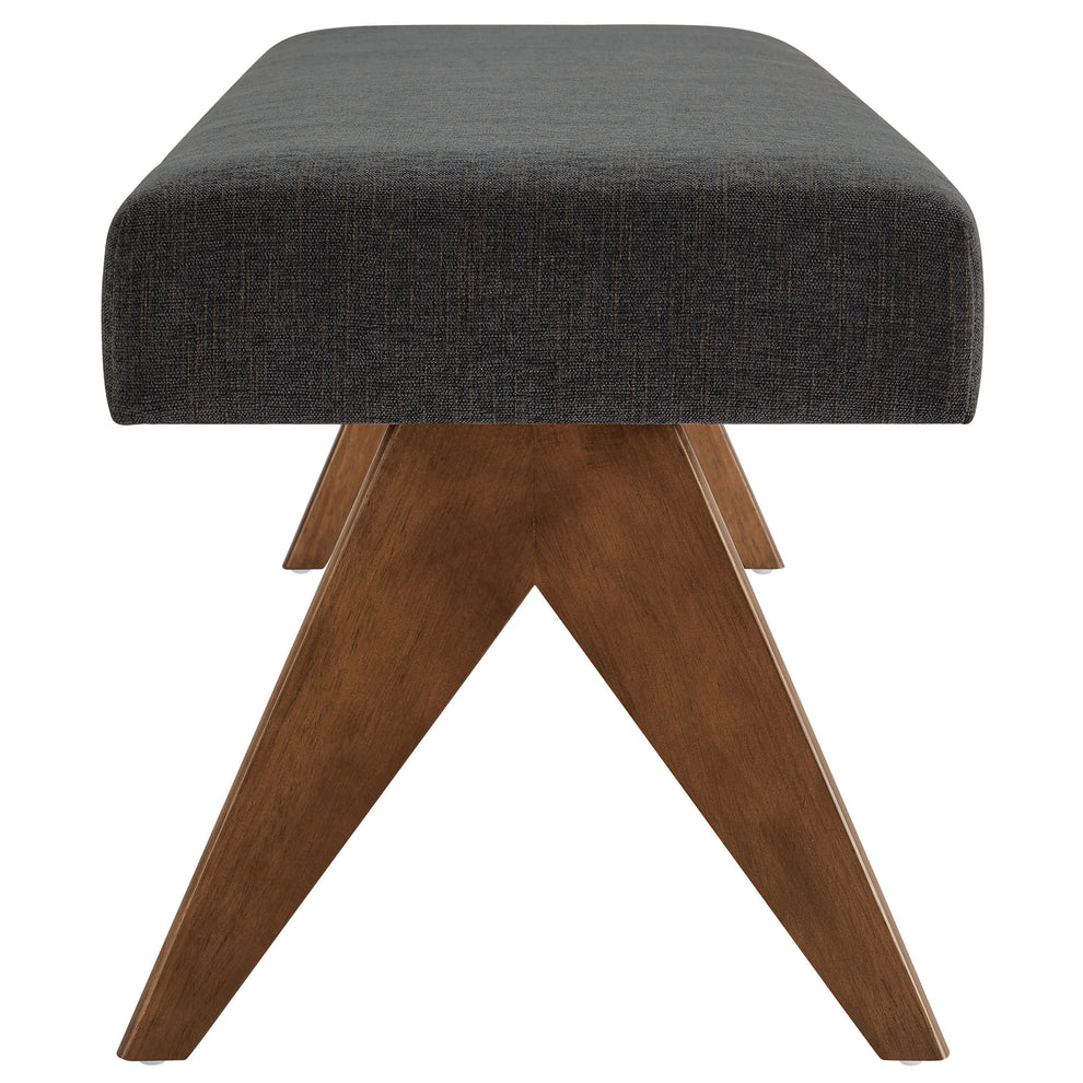 Lyra 63" Fabric Upholstered Bench by Modway | Benches | Modishstore - 3
