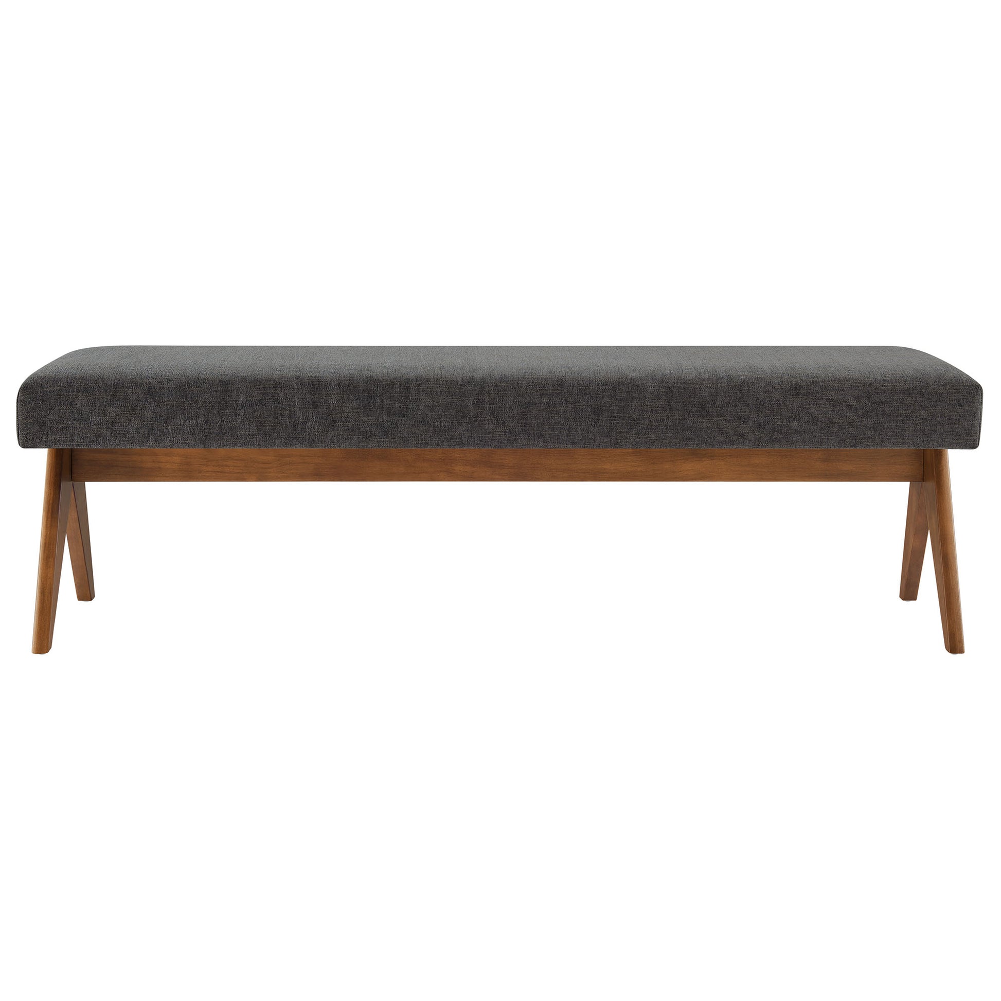 Lyra 63" Fabric Upholstered Bench by Modway | Benches | Modishstore - 4