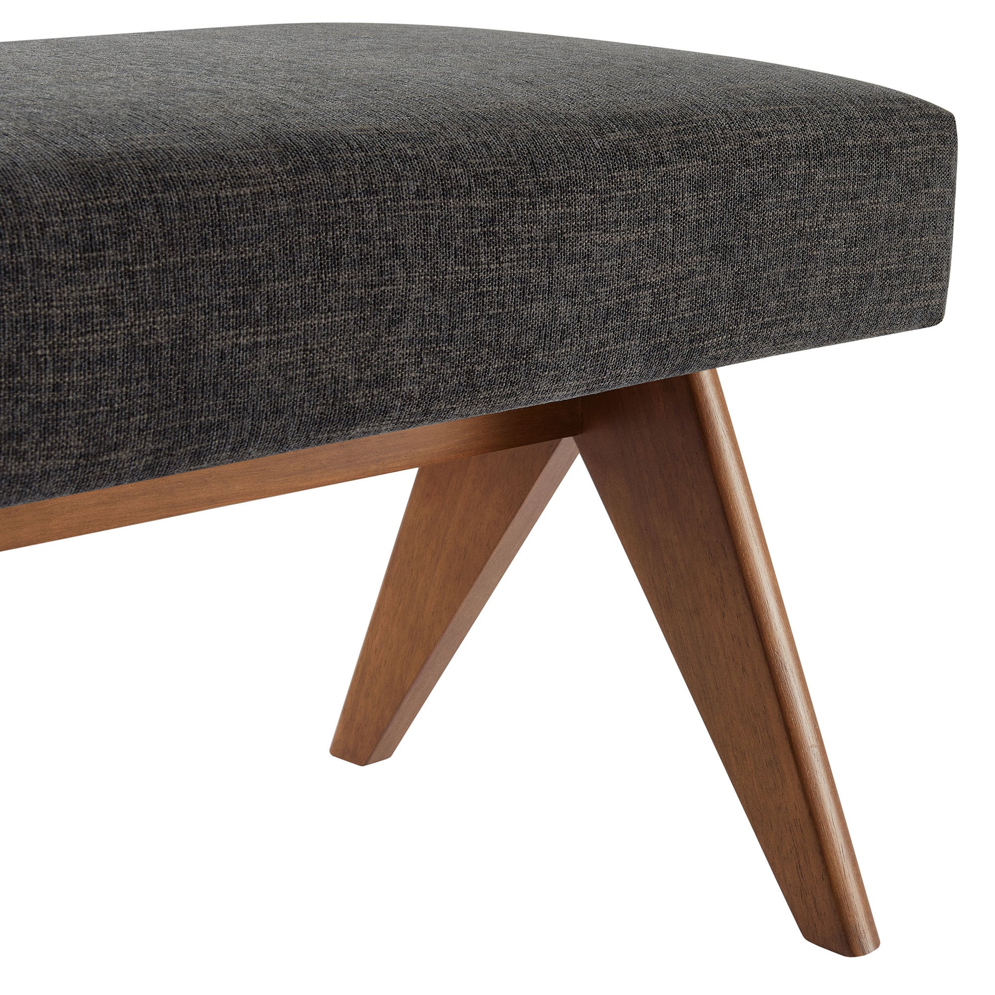 Lyra 63" Fabric Upholstered Bench by Modway | Benches | Modishstore - 5