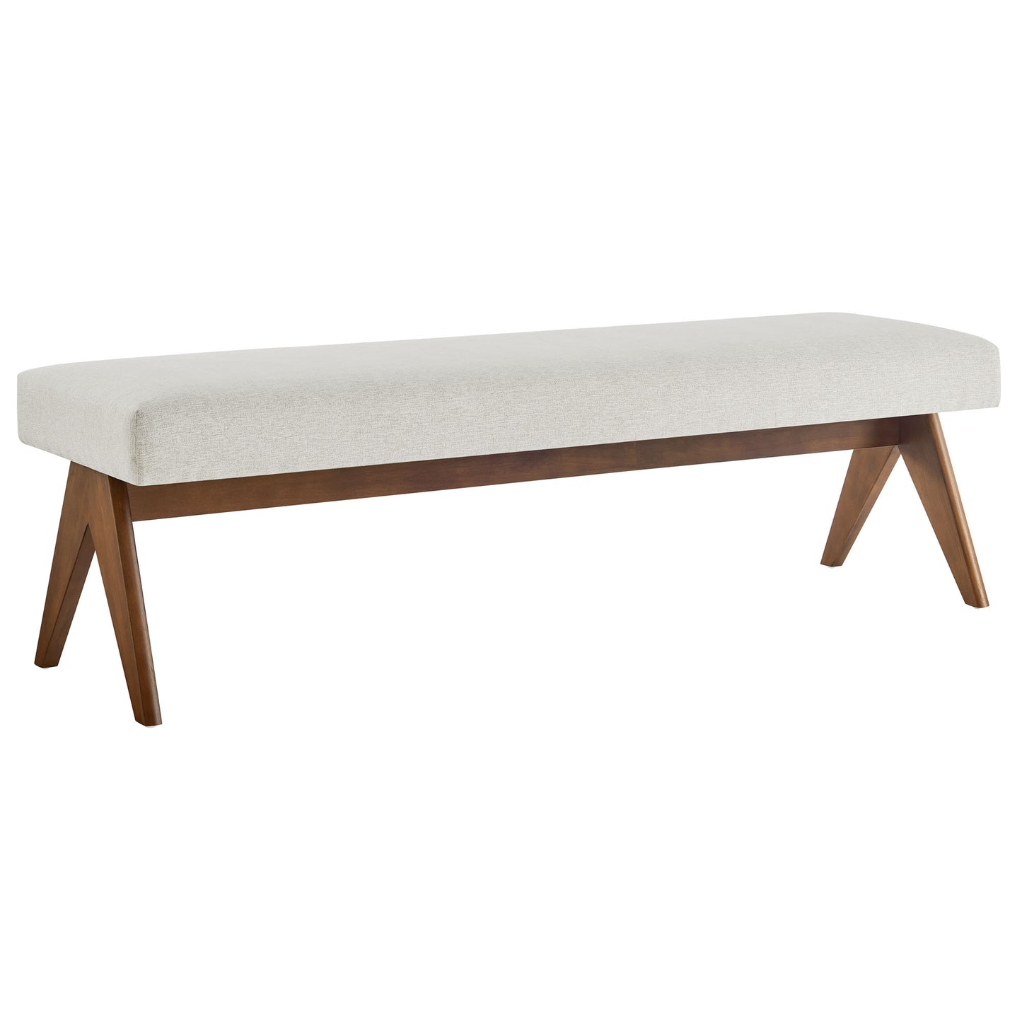 Lyra 63" Fabric Upholstered Bench by Modway | Benches | Modishstore - 19