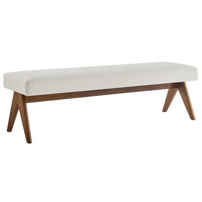 Lyra 63" Fabric Upholstered Bench by Modway | Benches | Modishstore - 19