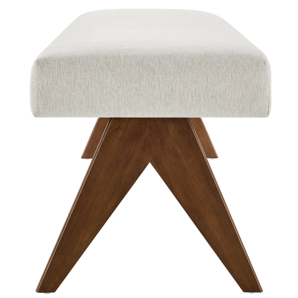 Lyra 63" Fabric Upholstered Bench by Modway | Benches | Modishstore - 20