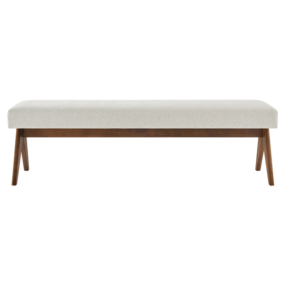 Lyra 63" Fabric Upholstered Bench by Modway | Benches | Modishstore - 21
