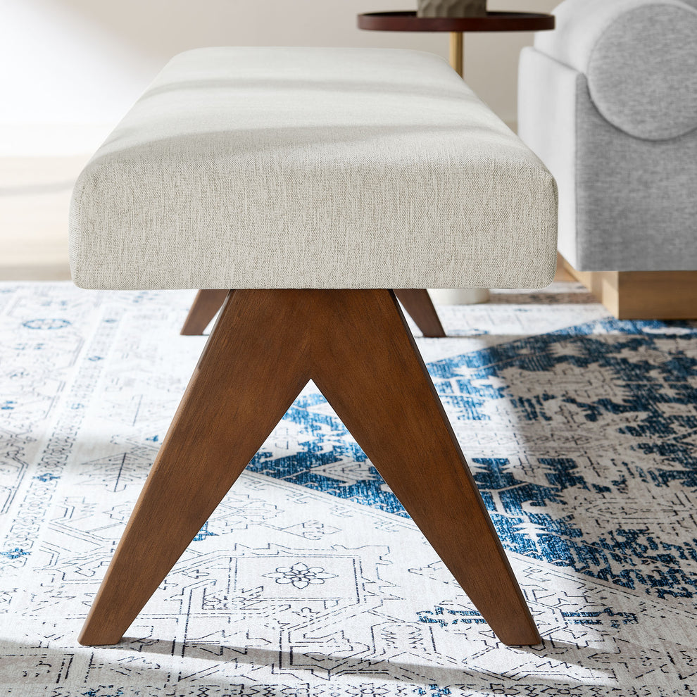 Lyra 63" Fabric Upholstered Bench by Modway | Benches | Modishstore - 23